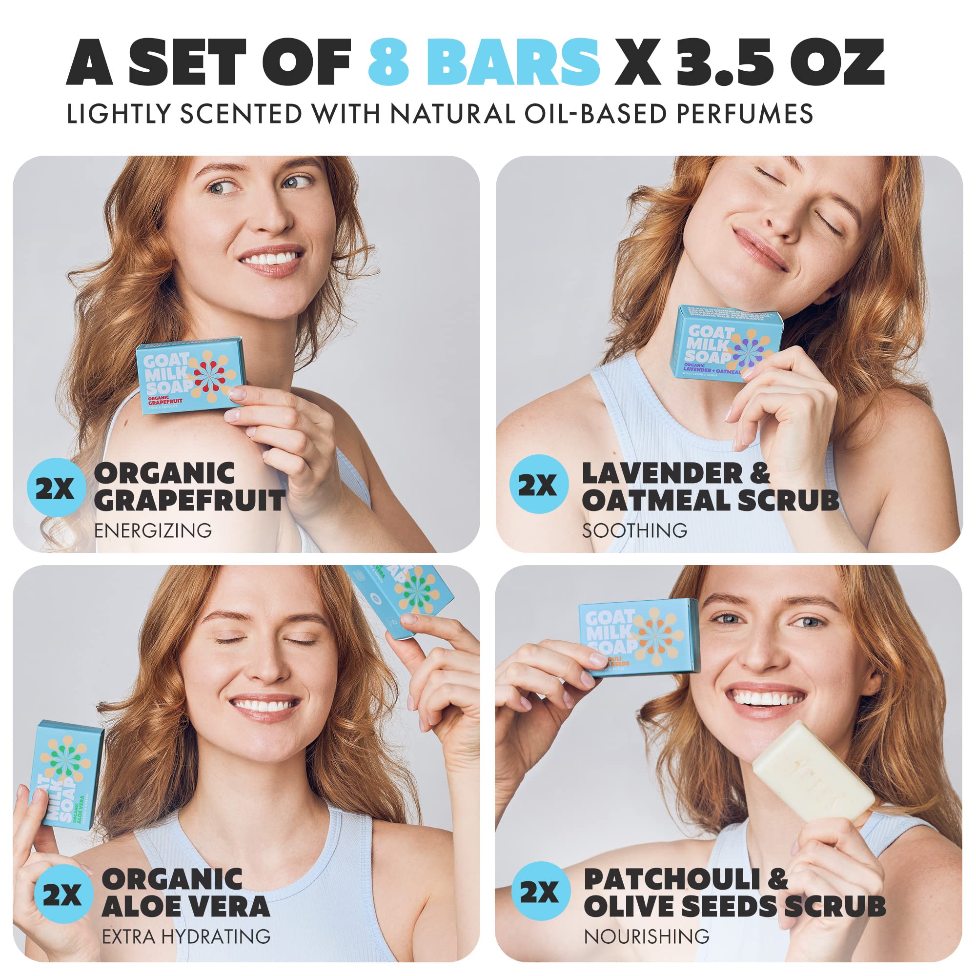 Skin Said Yes goat milk soap bars lavender-extracts delivering soothing scent and calm mornings.