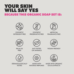 Skin Said Yes nourishing-shea-butter-soap-bars highlight moisturizing cleanse for dry skin.