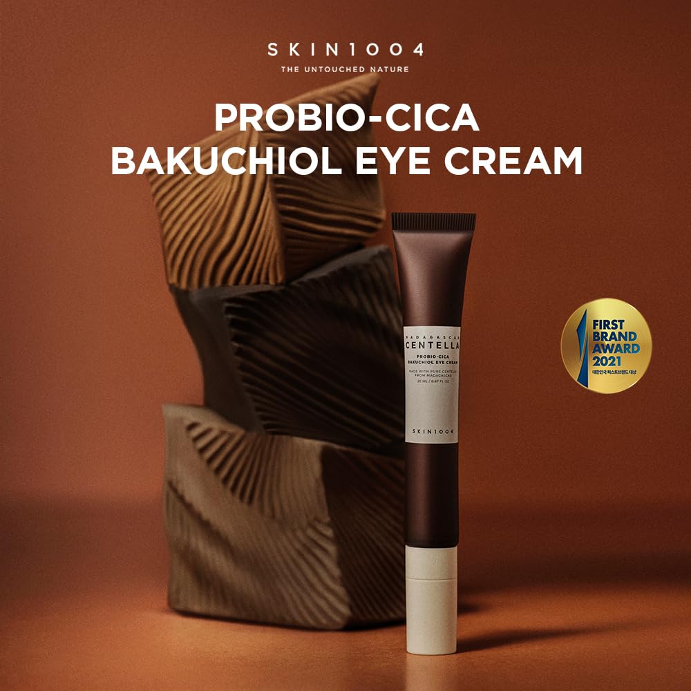 SKIN1004 Bakuchiol eye care close-up highlights vegan retinol benefits for delicate eye skin