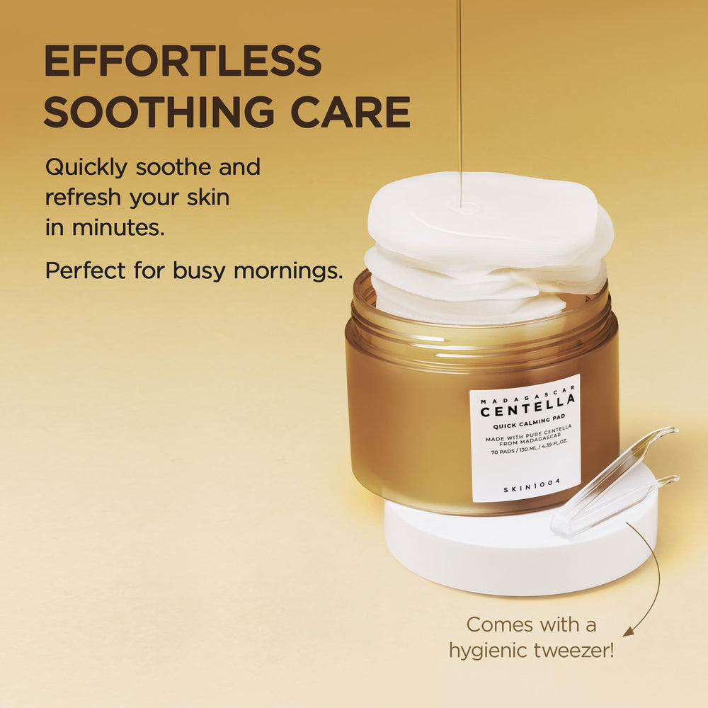 HYALURONIC-ACID enriched SKIN1004 pad providing deep hydration for soft skin.