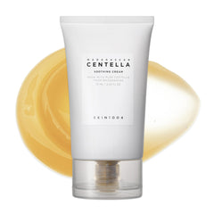 SKIN1004 Centella Soothing Cream jar demonstrates calming hydration for sensitive skin.
