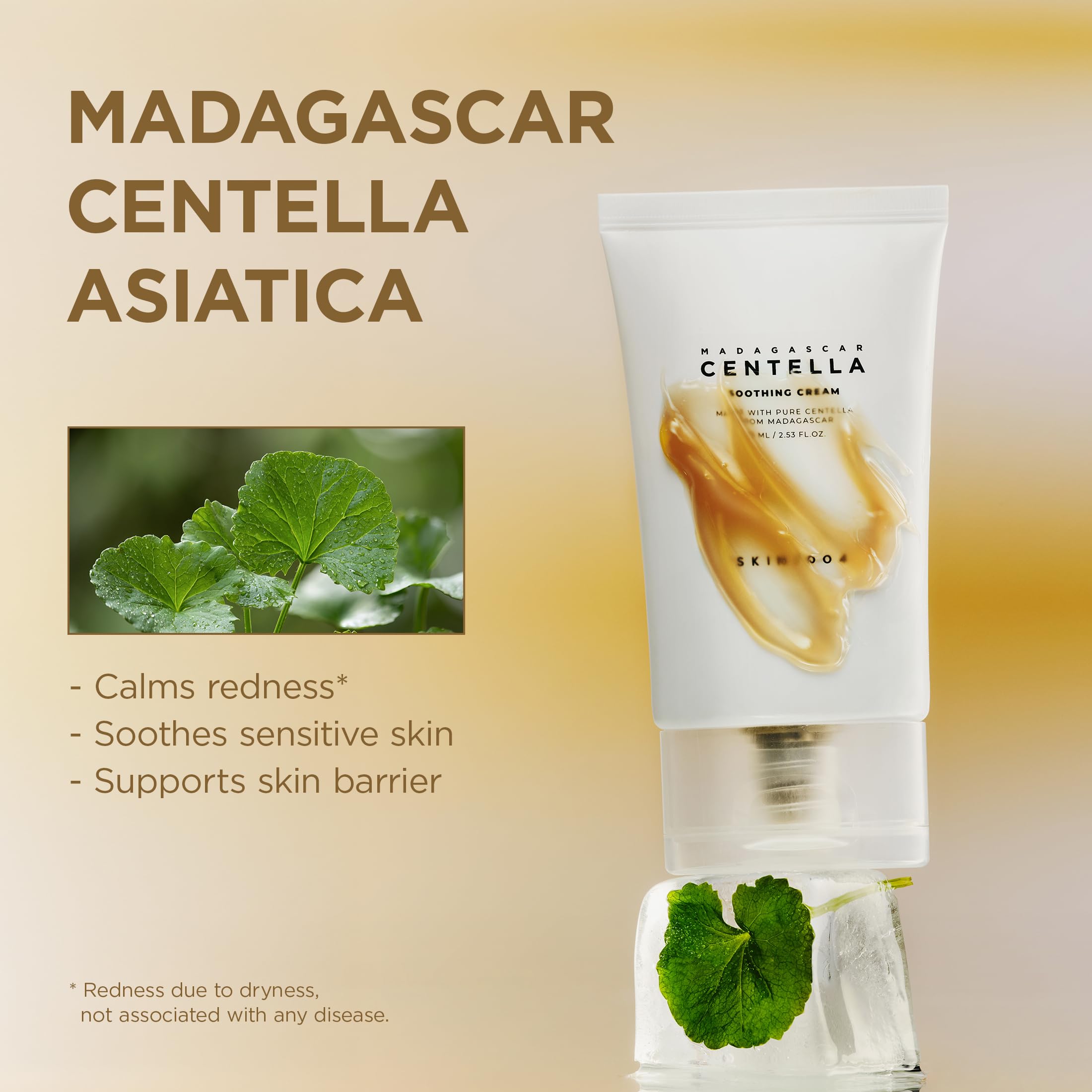 SKIN1004 Ceramide cholesterol fatty acids components support healthy skin.