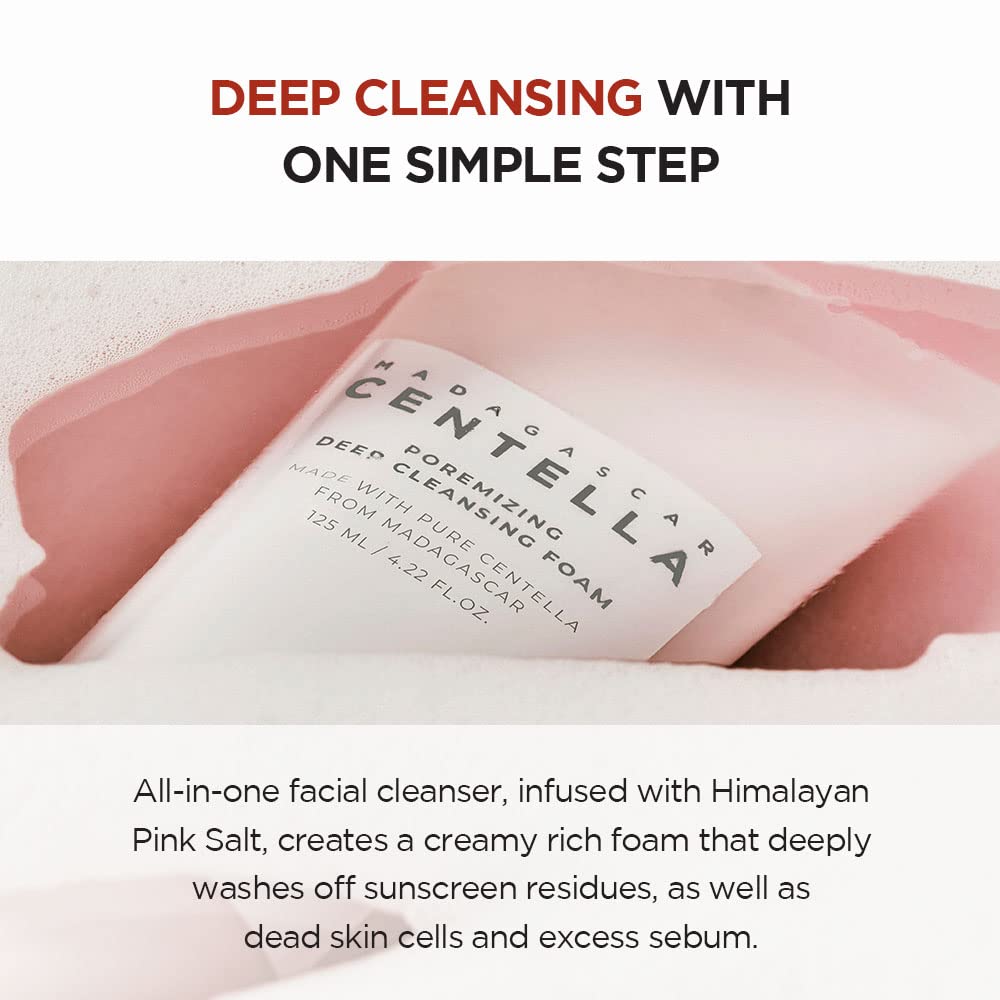 SKIN1004 cleanser packaging shows 125ml size suitable for routines