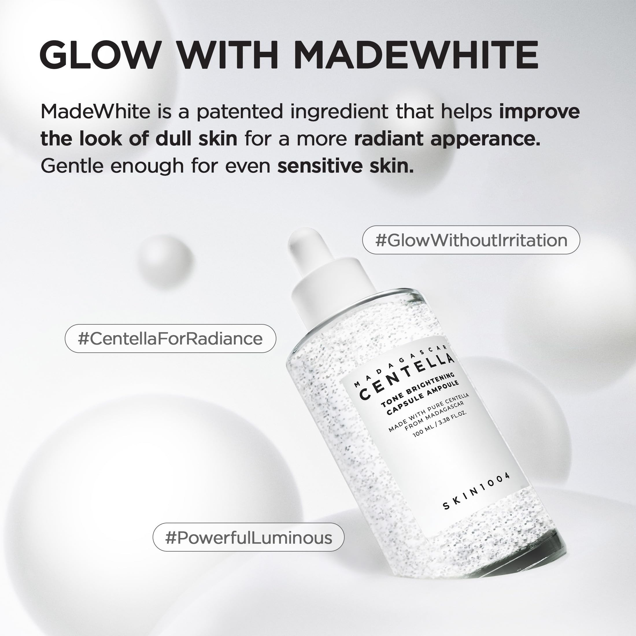 SKIN1004 Lightweight hydrating texture demonstrates quick absorption and comfortable finish