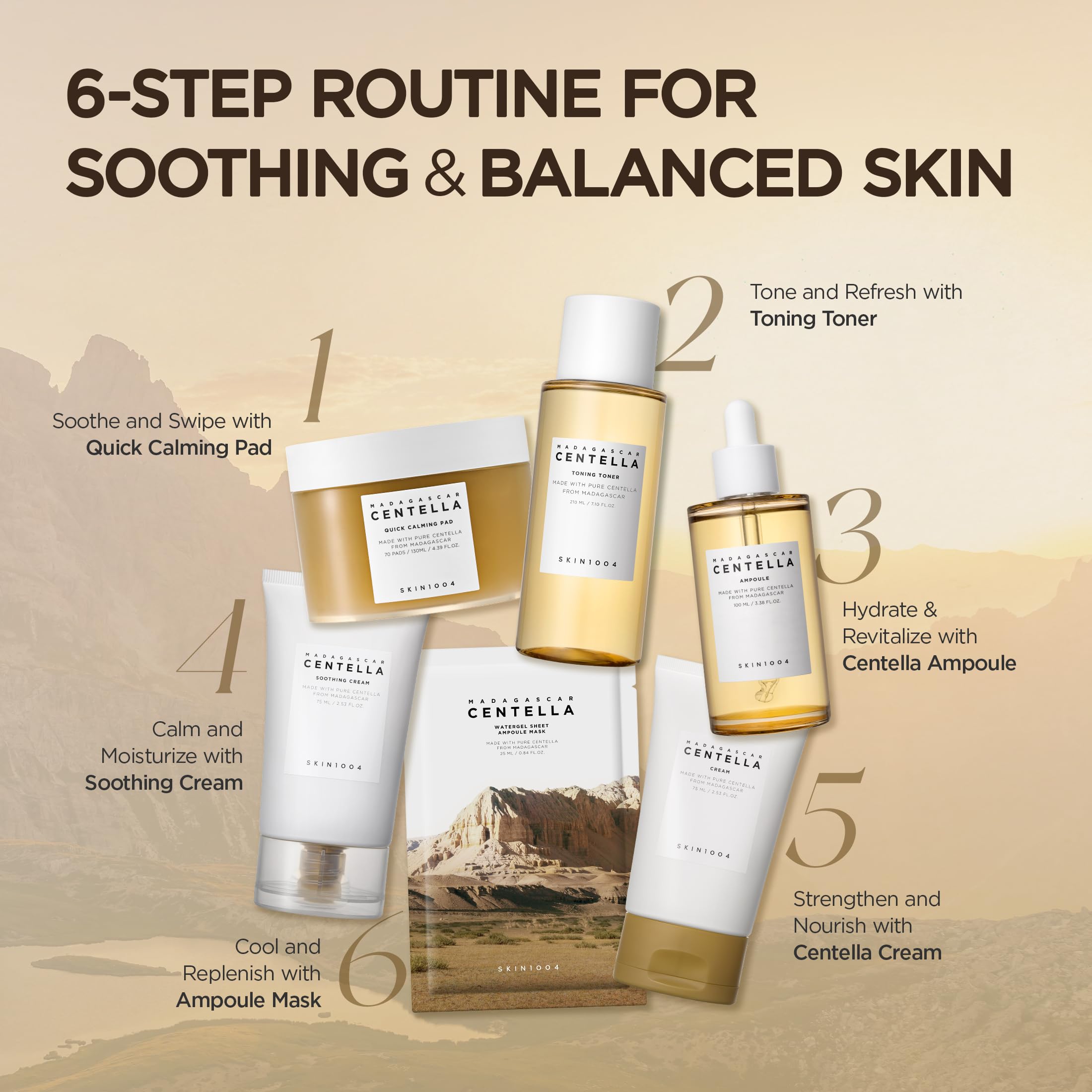 SKIN1004 Madagascar Centella Ampoule ingredients-vial hints at Centella-based calming formula