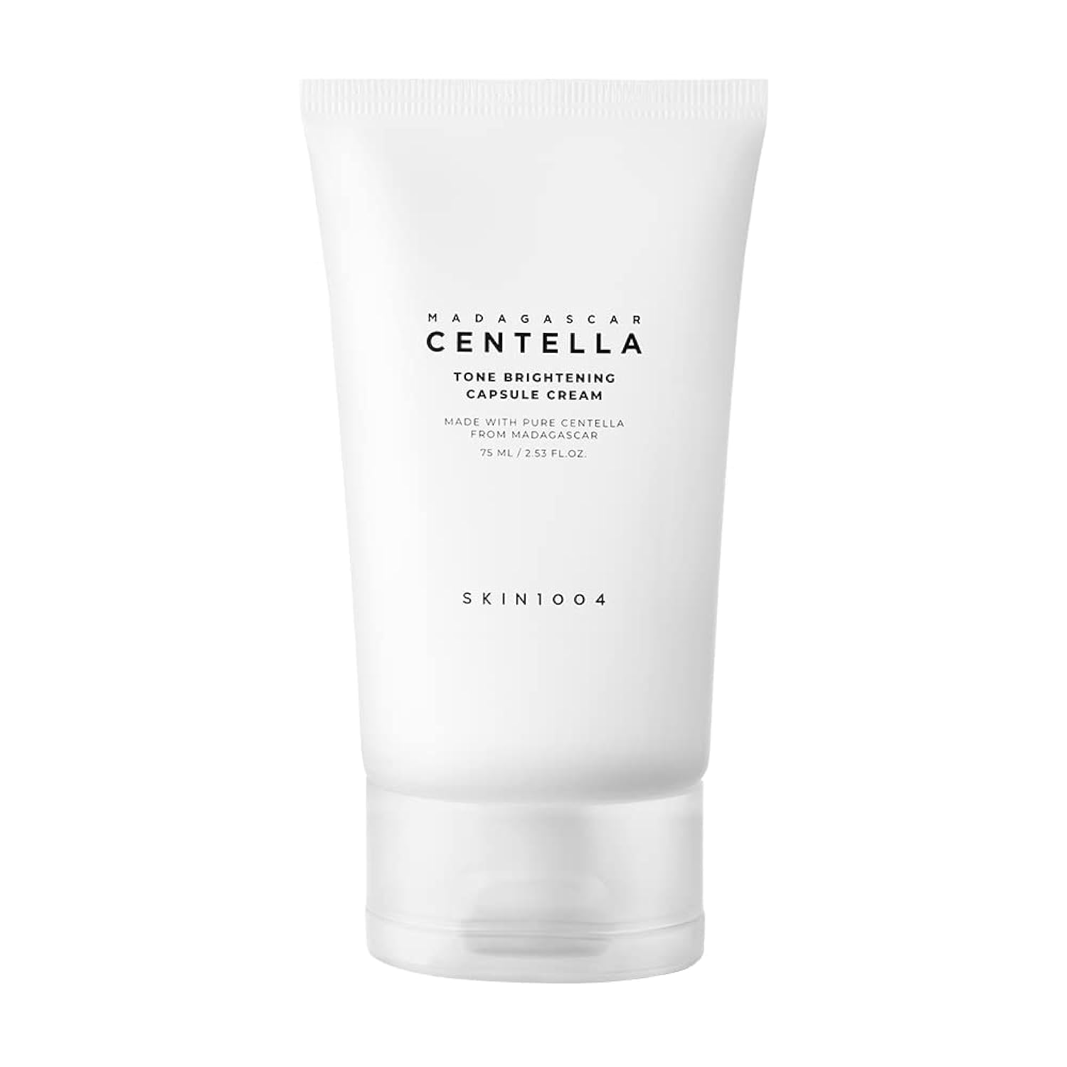 SKIN1004 Madagascar Centella brightening cream jar close-up showing hydration