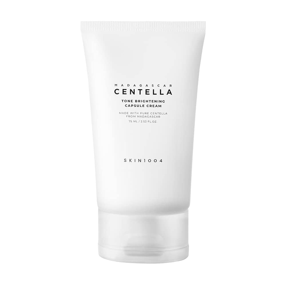 SKIN1004 Madagascar Centella brightening cream jar close-up showing hydration