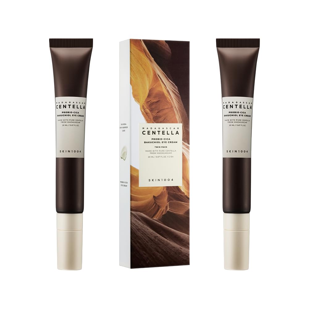 SKIN1004 Madagascar Centella Probio-Cica Eye Cream Twin Pack hero display calming packaging