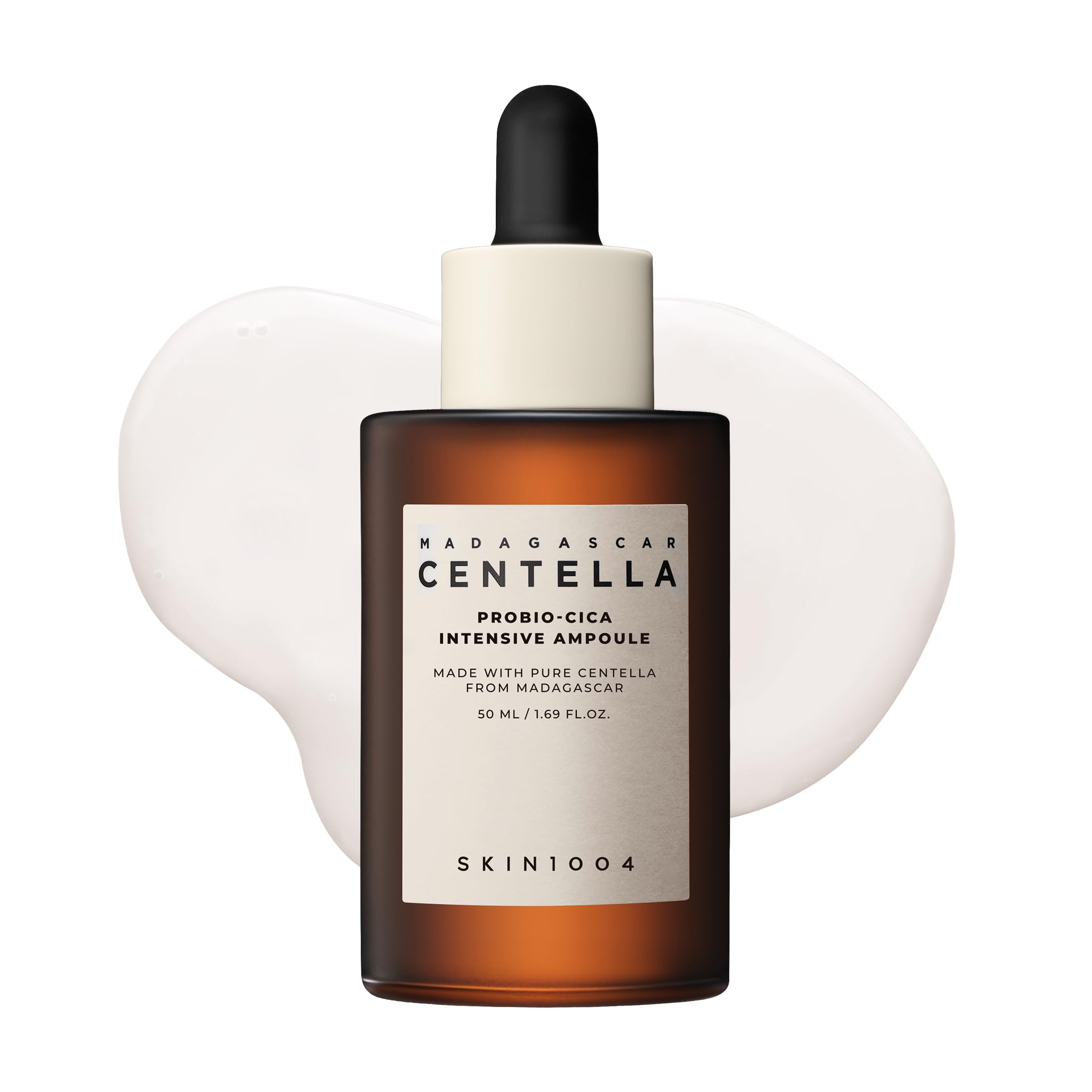 SKIN1004 Probio Cica Intensive Ampoule bottle shows barrier-supporting hydration for calm skin.
