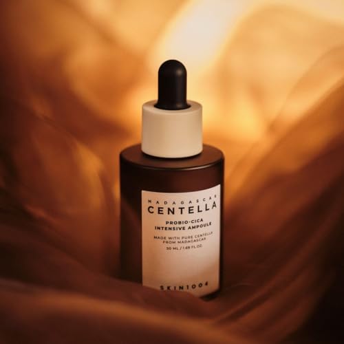 SKIN1004 Probio Cica Intensive Ampoule ingredients close-up emphasizes Centella and ceramides.