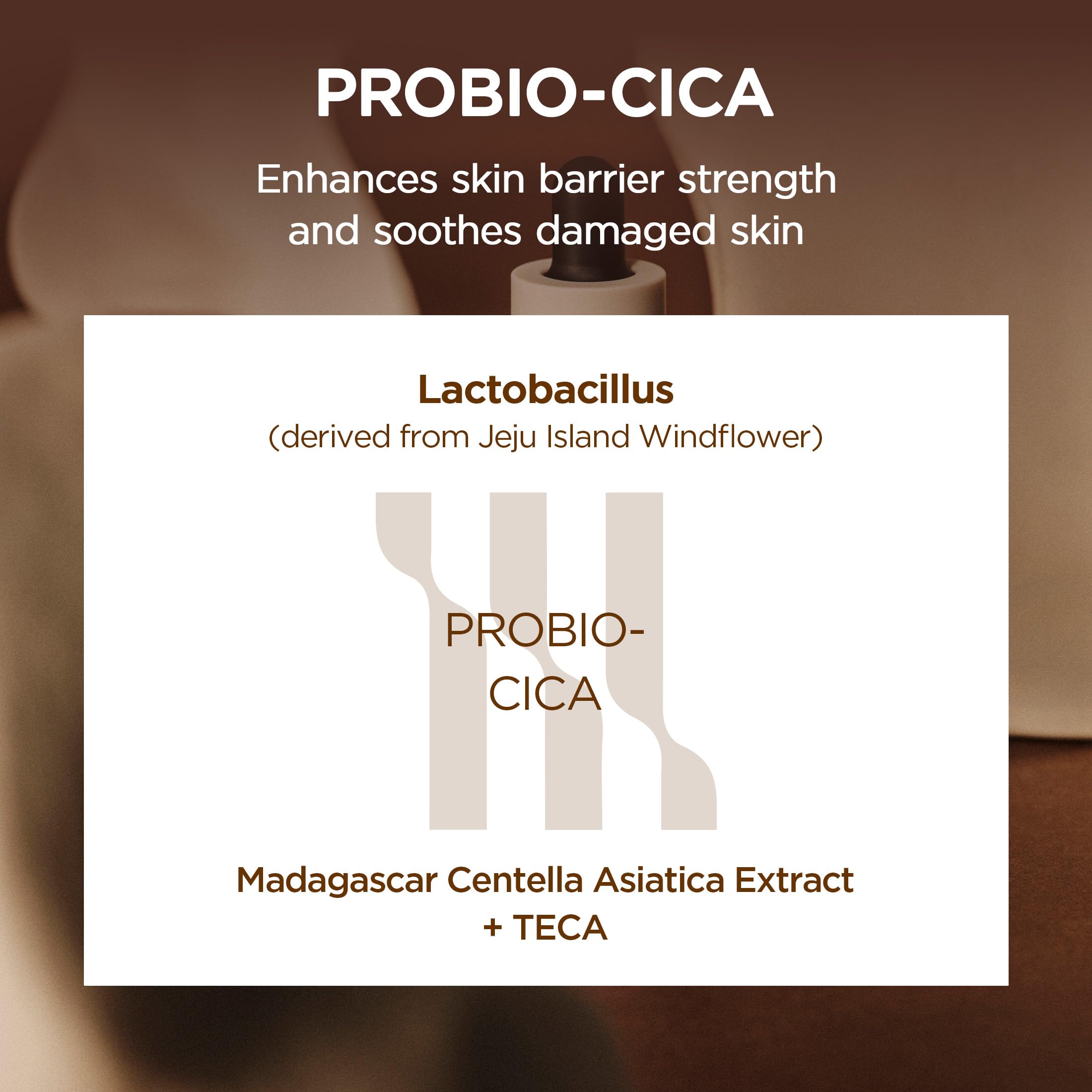 SKIN1004 Probio Cica Intensive Ampoule texture close-up demonstrates quick absorption.