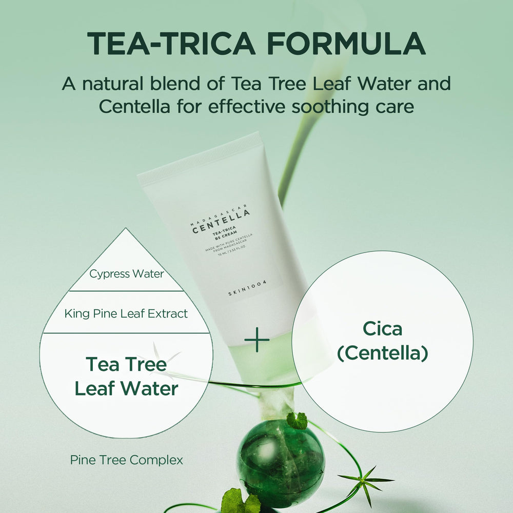 SKIN1004 Tea-Trica B5 Cream centella ingredient focus calm complexion