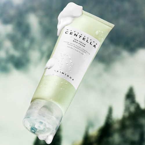 SKIN1004 Tea-Trica Foam-centella-asc ingredient spotlights centella for calmer skin texture.