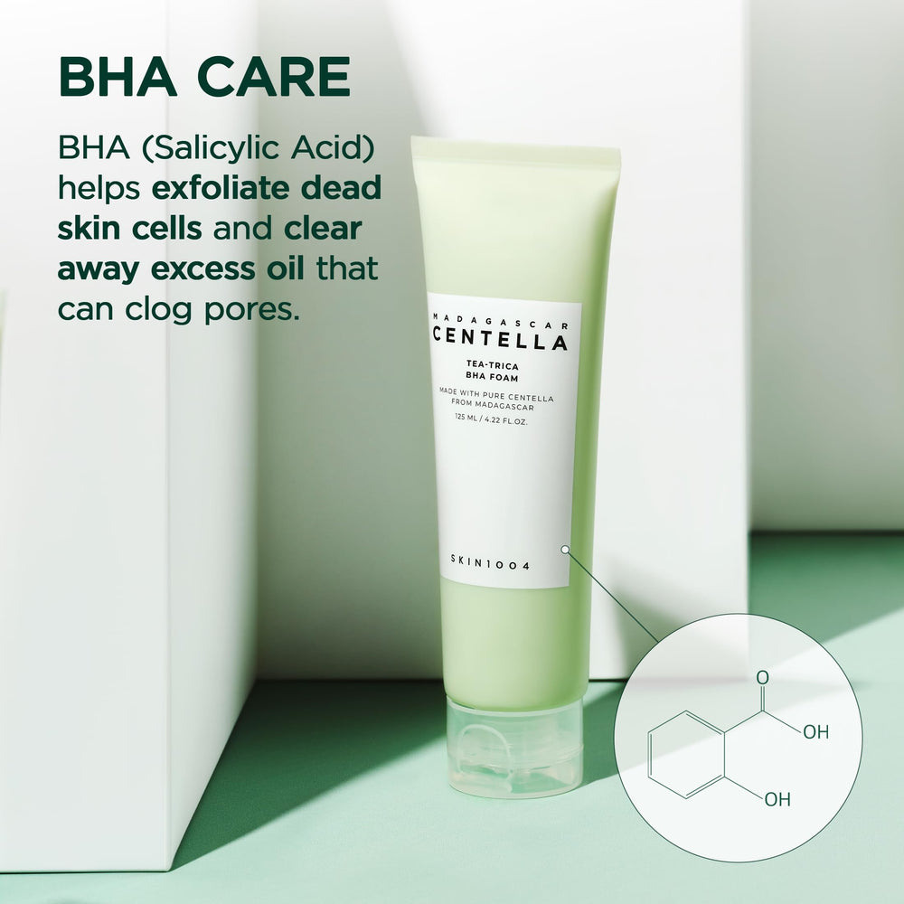 SKIN1004 Tea-Trica Foam-daily-cleansing fits into morning skincare routine.