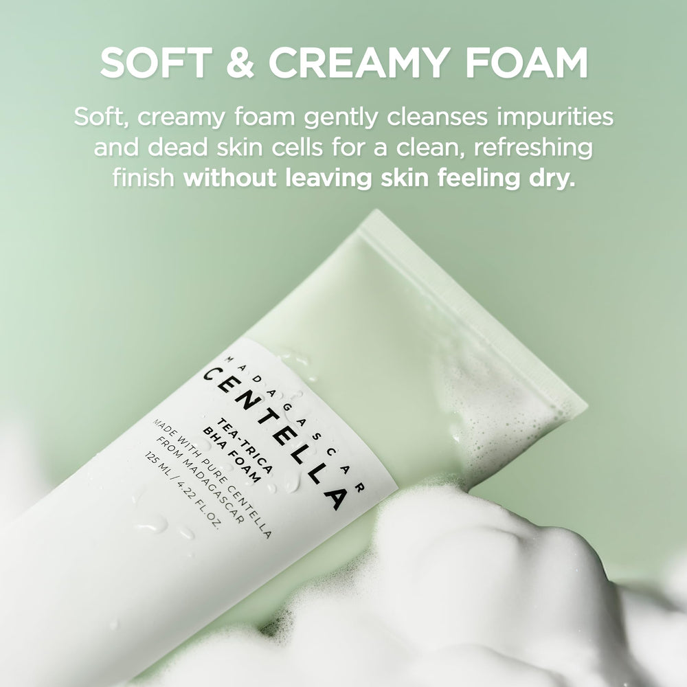 SKIN1004 Tea-Trica Foam-morning-routine ready for quick refresh and reset.