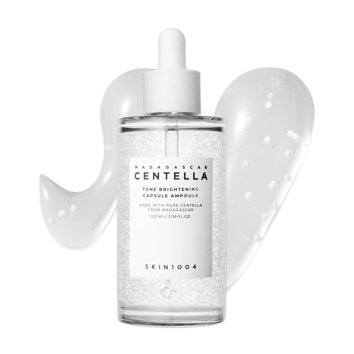 SKIN1004 Tone Glowing Capsule Ampoule bottle shows a hydrating, radiant serum for daily use