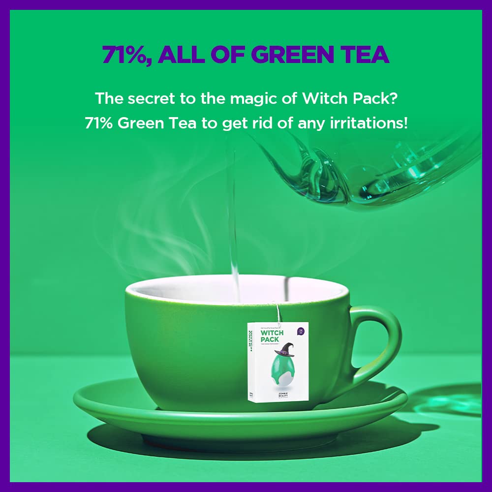 SKIN1004 Witch Pack green-tea-water-71-percent emphasizes soothing cleanse with refreshing notes