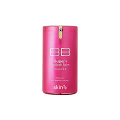SKIN79 Super Plus Beblesh Balm Pink BB Cream tube close-up with smooth, even coverage.