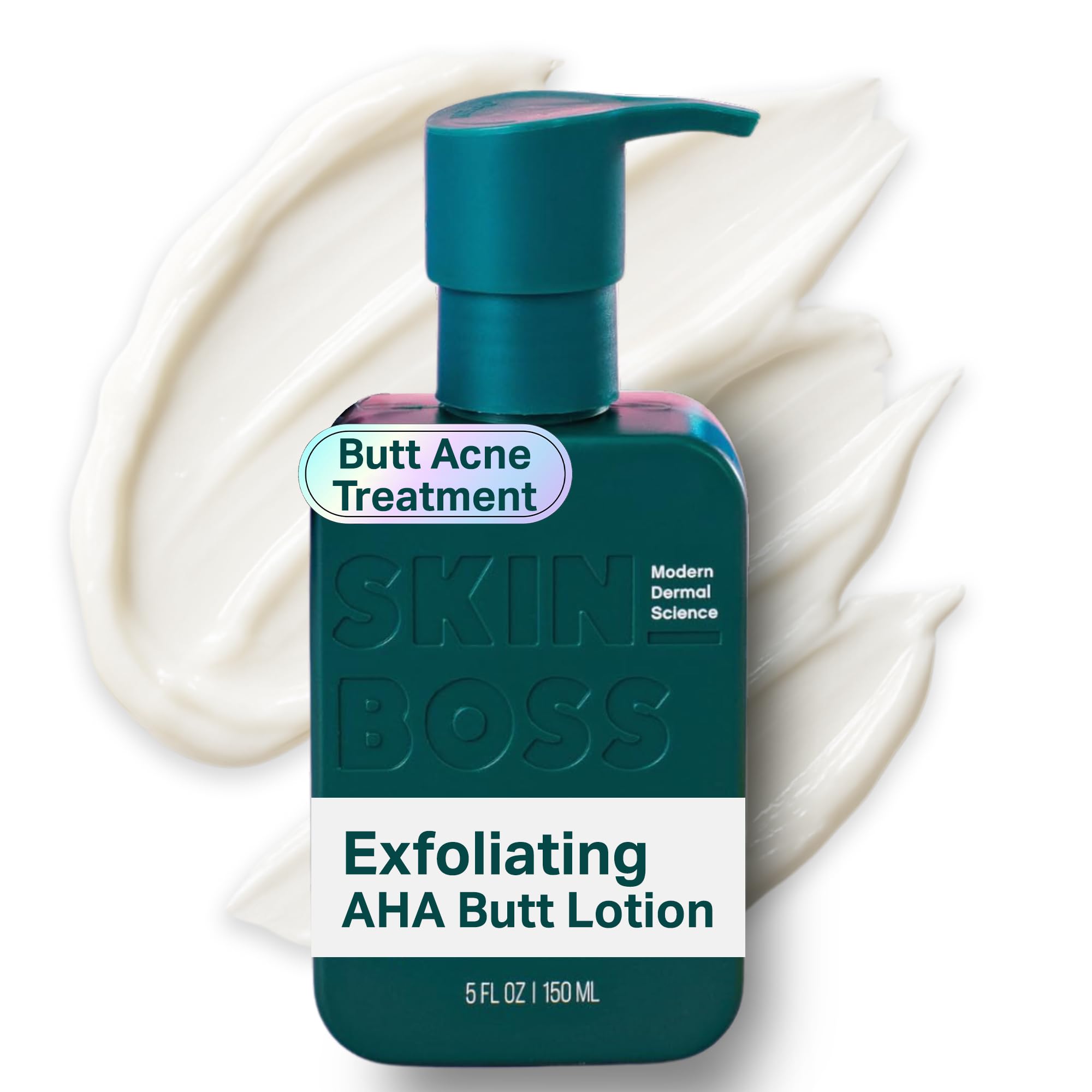 SKINBOSS Anti-Blemish Body Lotion back-application for smoother, more even skin on the back.