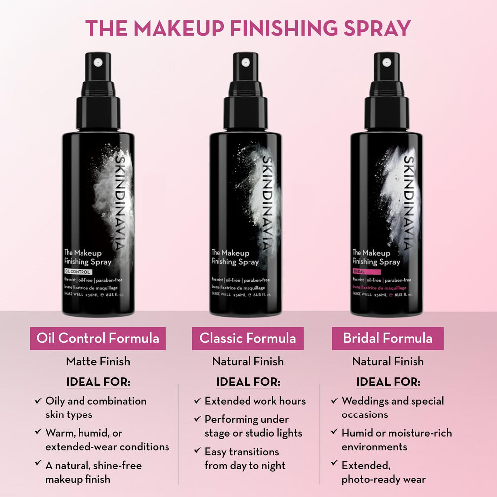 Skindinavia all-day wear spray delivers a breathable, long-lasting finish