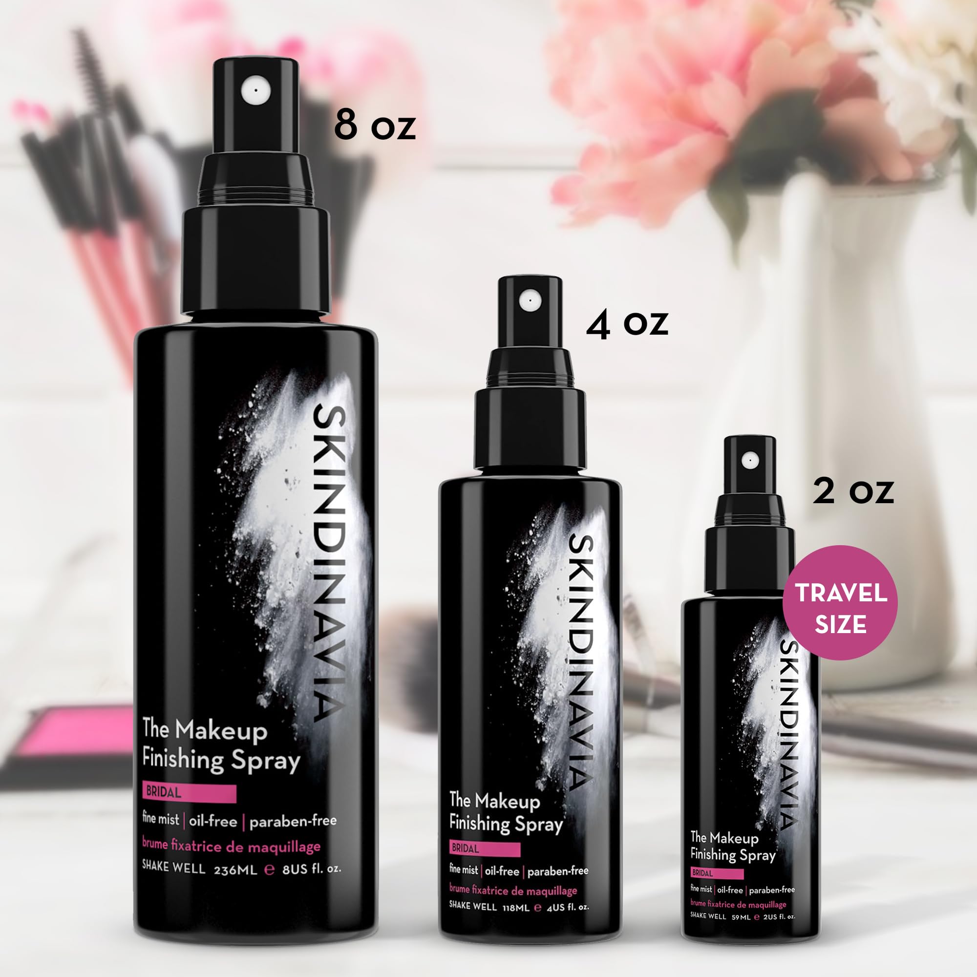 Skindinavia humidity-proof spray controls moisture for a flawless look