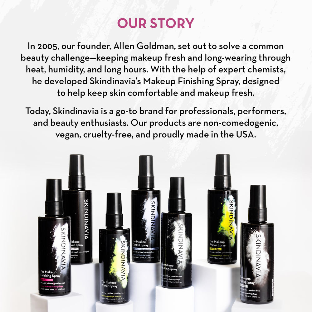 Skindinavia paraben-free vegan formula supports sensitive skin during wear.