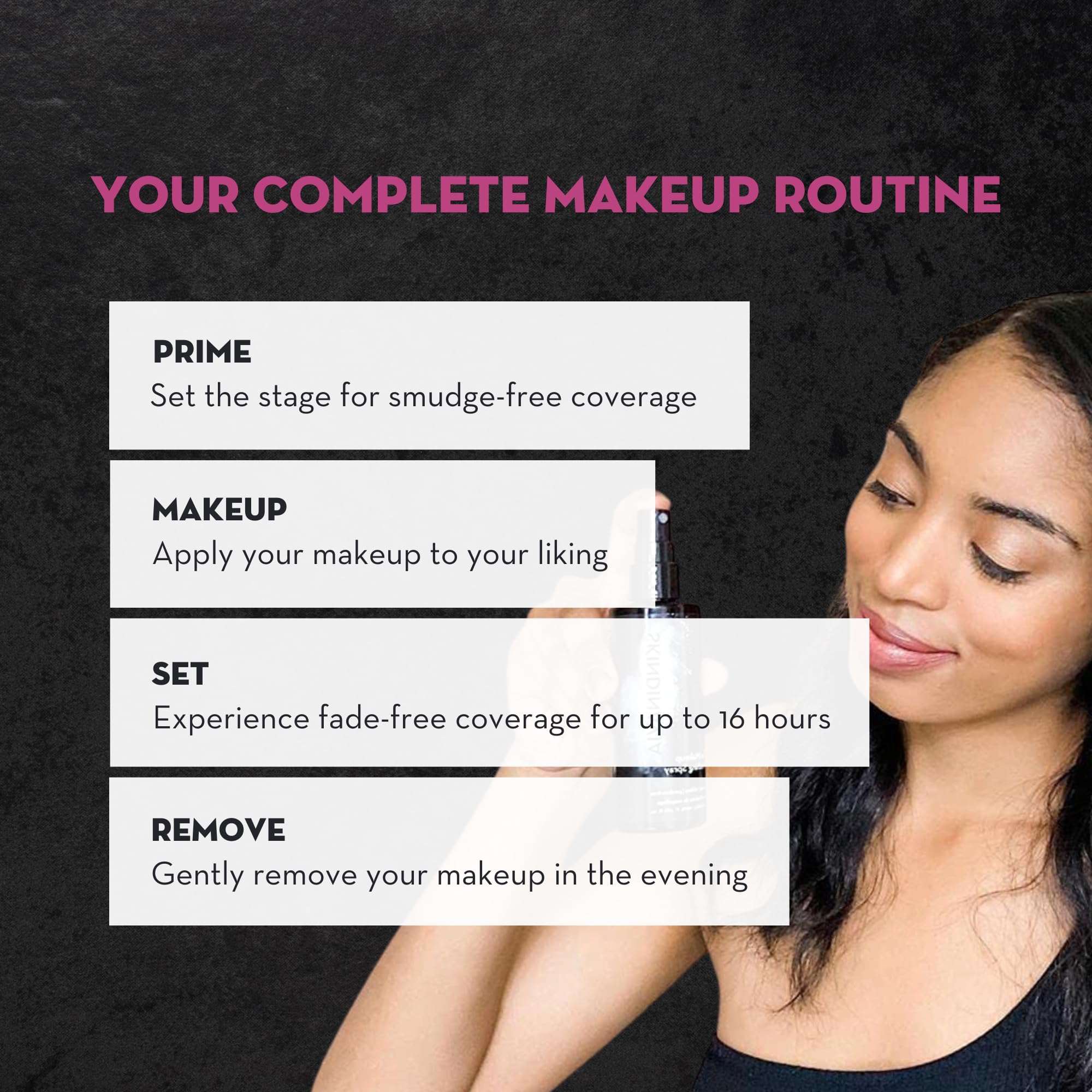 Skindinavia travel-friendly 8oz bottle for on-the-go makeup control.