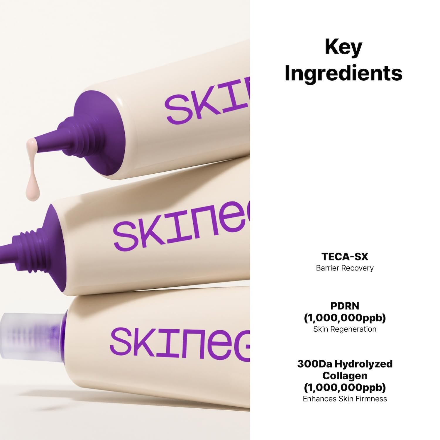 SKINEGO application gesture shows controlled dispensing for easy daily use