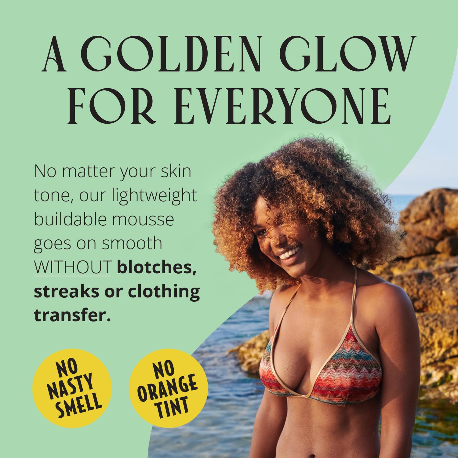 Skinerals extra dark tanner drying-time-closeup highlights quick-drying feel