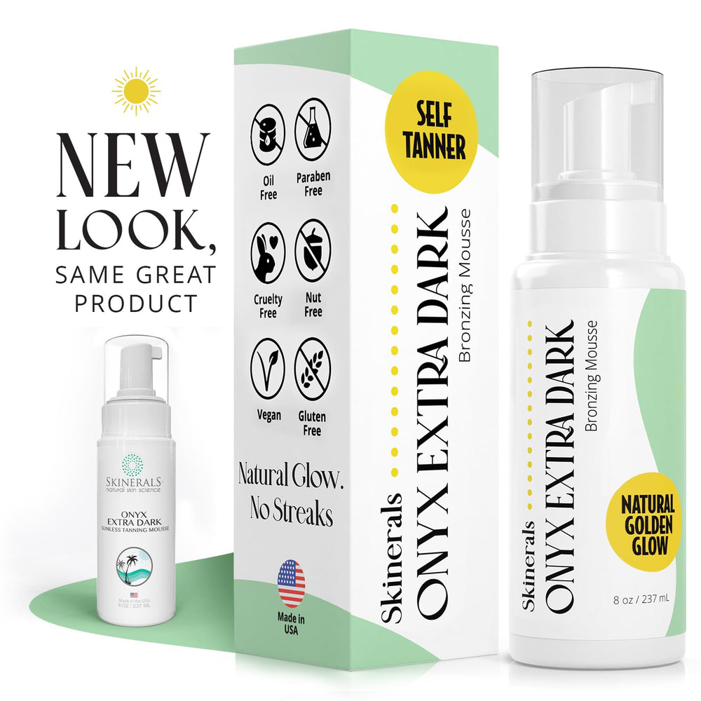 Skinerals extra dark tanner long-lasting-finish suggests up to seven days of bronze