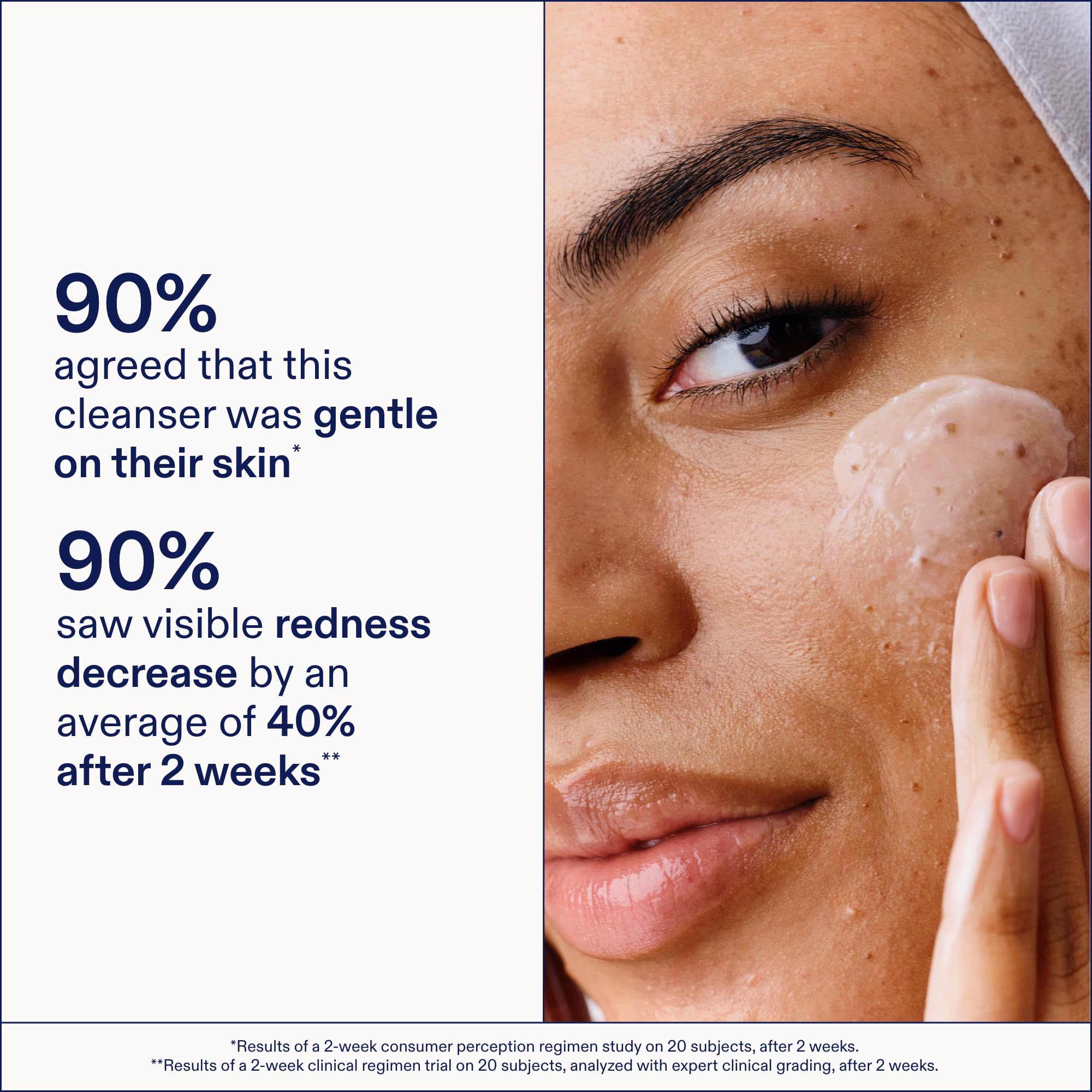 Skinfix 2% BHA Cleanser ingredients list—SA, glycolic, azelaic acids with niacinamide.