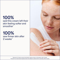 Skinfix AHA/BHA Renewing Body Cream being rubbed into hands for moisture.