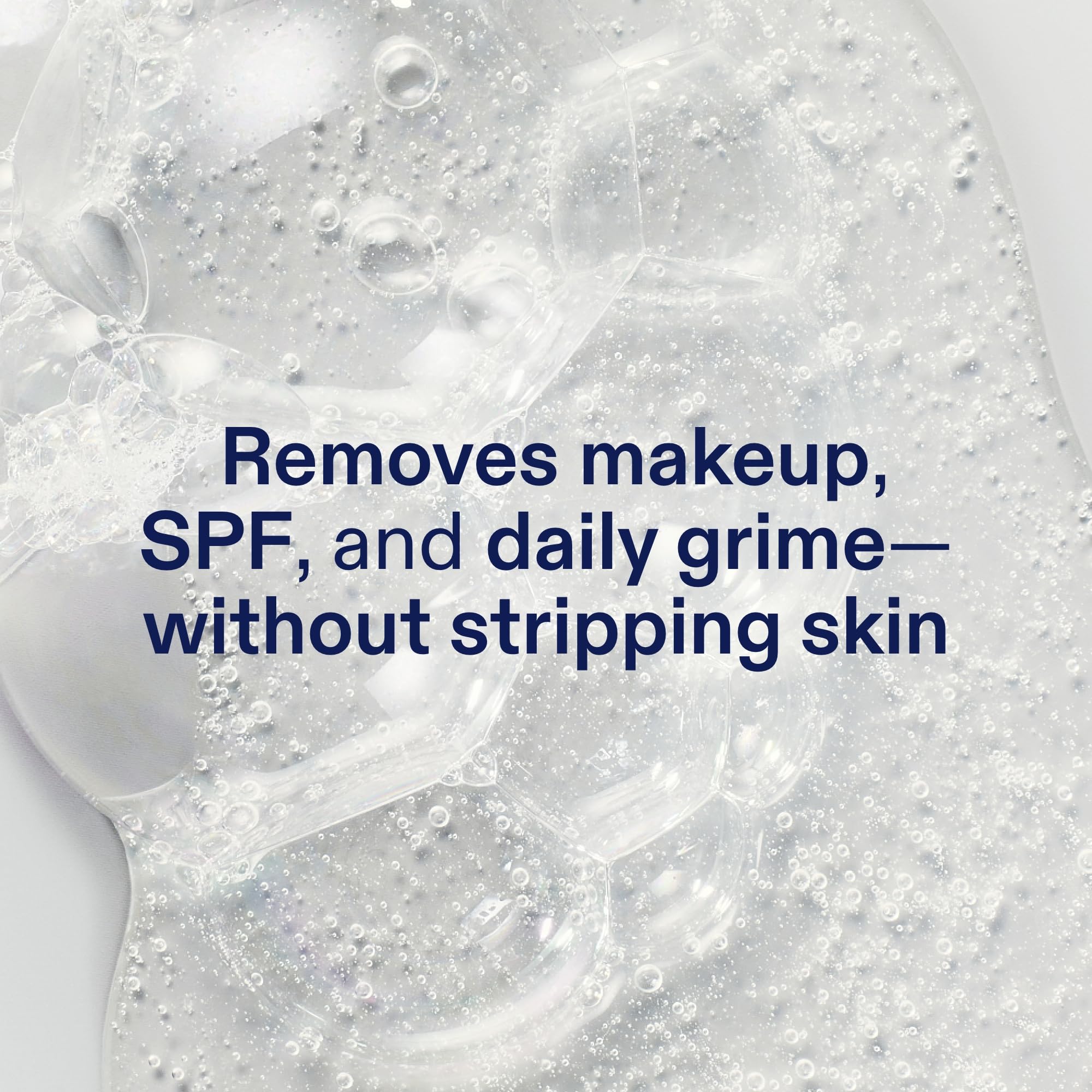 Skinfix ceramide + ectoin gel cleanser mini bottle side view for everyday hydration.