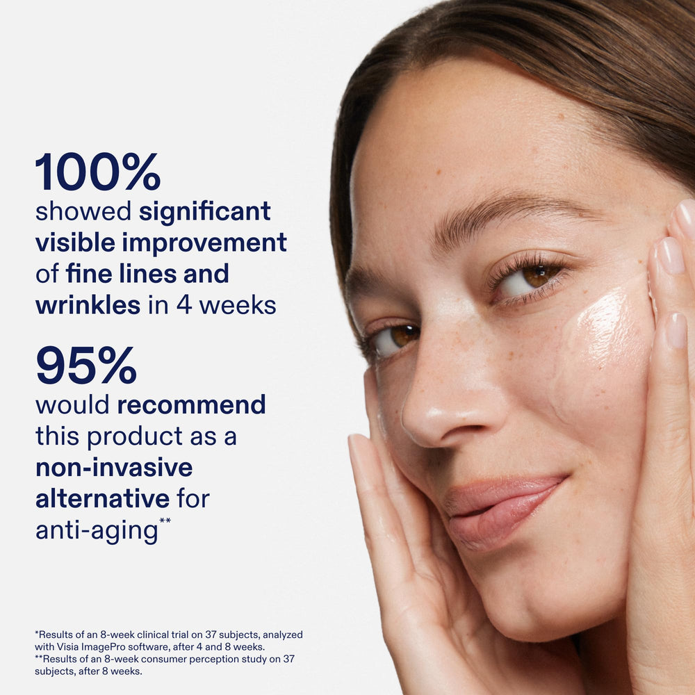 Skinfix Exo + Ectoin phyto exosomes graphic hints renewal support.