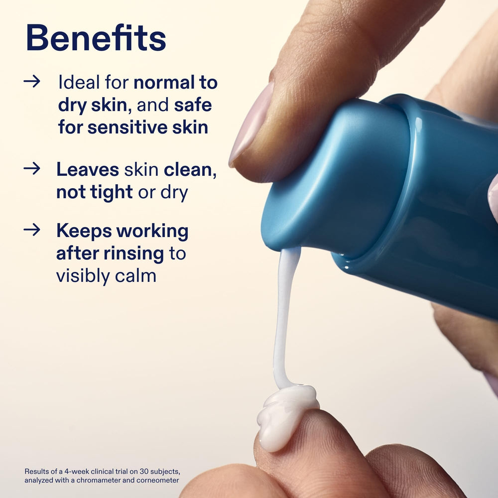Skinfix foaming oil cleanser red algae blend highlights radiant skin potential.
