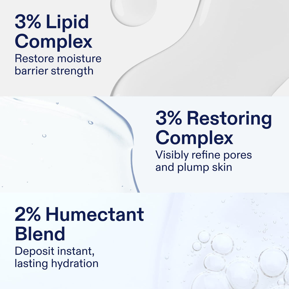 Skinfix Gel Cream on model cheek conveys subtle glow and calm skin.