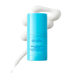 Skinfix Triple Lipid-Boost 360 Eye bottle shows hydrating eye care for a refreshed look.
