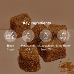 Skinfood 1957 Black Sugar Mask texture close-up with crystals and oils for nourishing scrub.