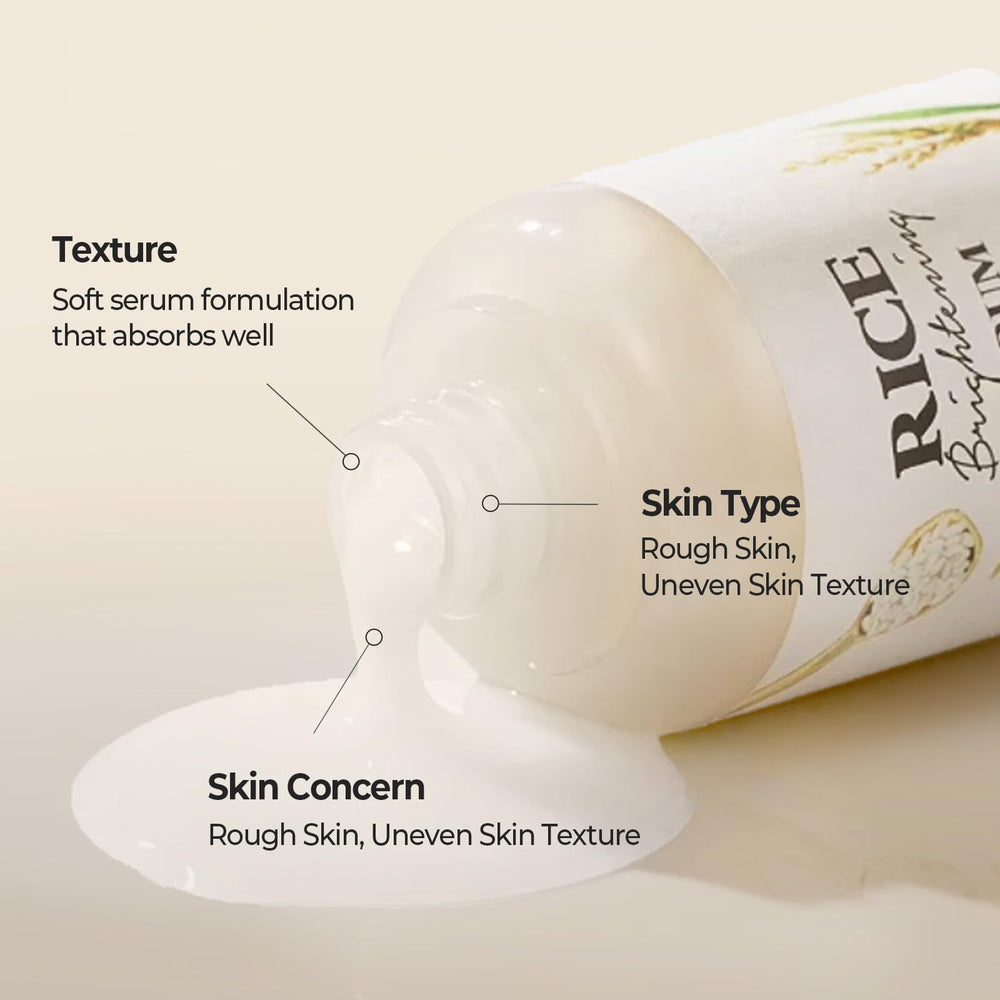 SKINFOOD 1957 Rice Serum glow-ready complexion after use