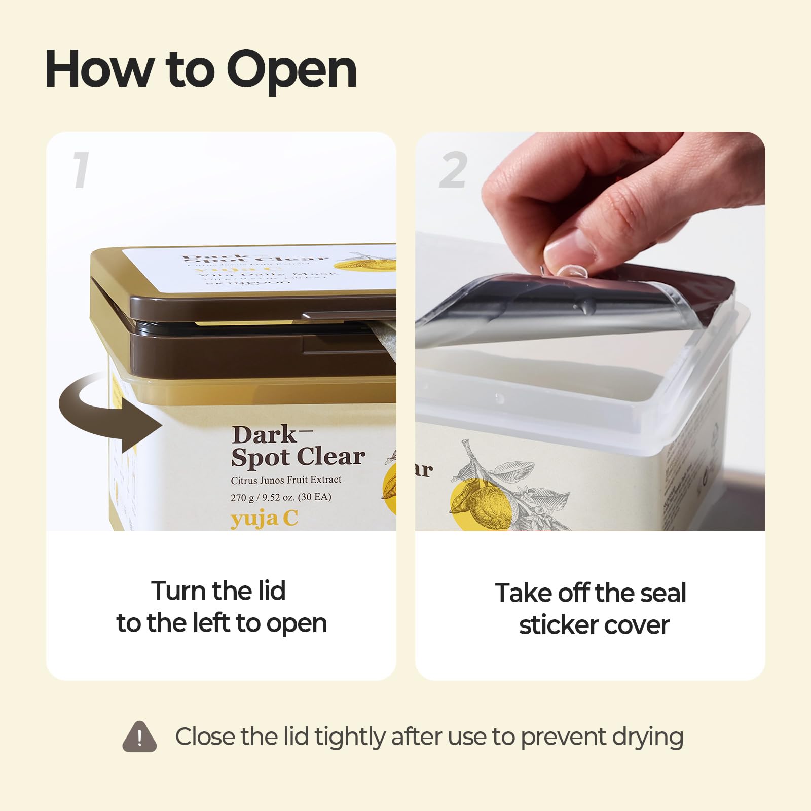 Bulk-pack display of SKINFOOD Yuja C Vita Daily Sheet Mask.