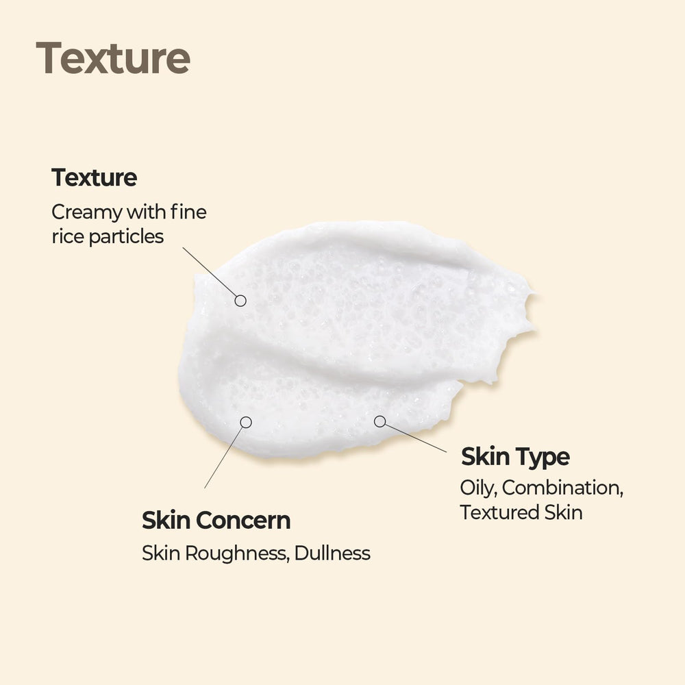 SKINFOOD Rice Mask Wash Off application massage shows relaxing, brief self-care ritual