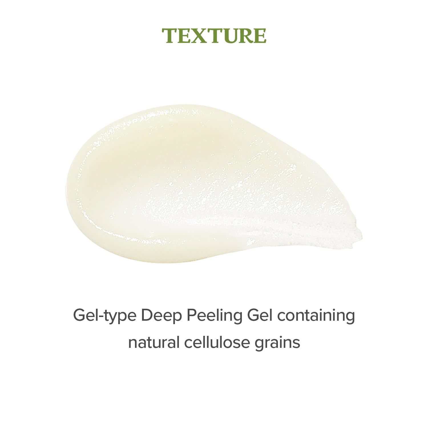 SKINFOOD 1957 Pineapple Peeling Gel action shot captures gentle peel for smoother skin.