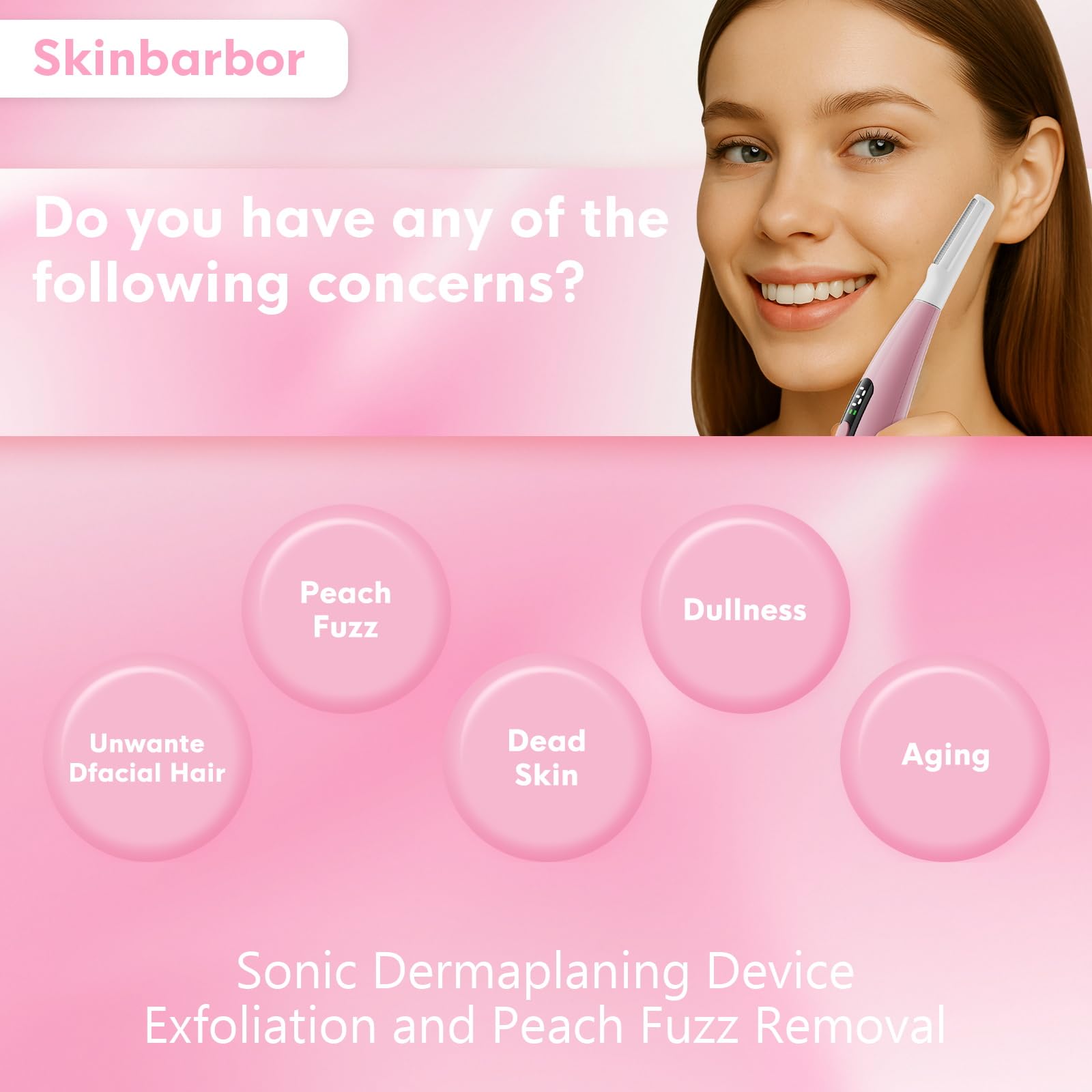 Skinharbor Sonic Dermaplane Razor easy-clean design supports hygienic routines.