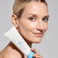 SKINN Daily Morning Face Wash pump bottle offers quick, mess-free morning cleansing.
