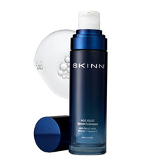 SKINN Deep Wrinkle Serum bottle shows anti aging focus for deep wrinkles