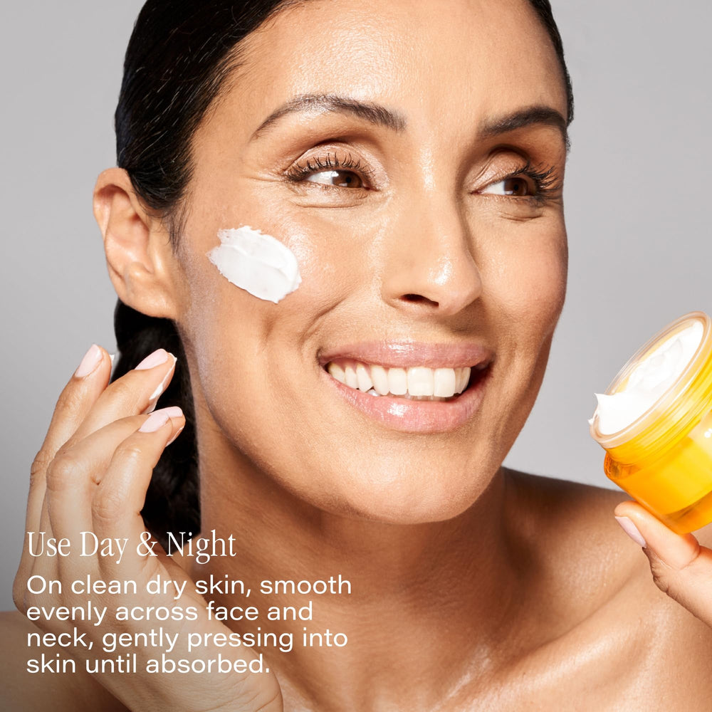 SKINN Luminous Firming Cream ingredients manuka honey showcase nourishing glow.