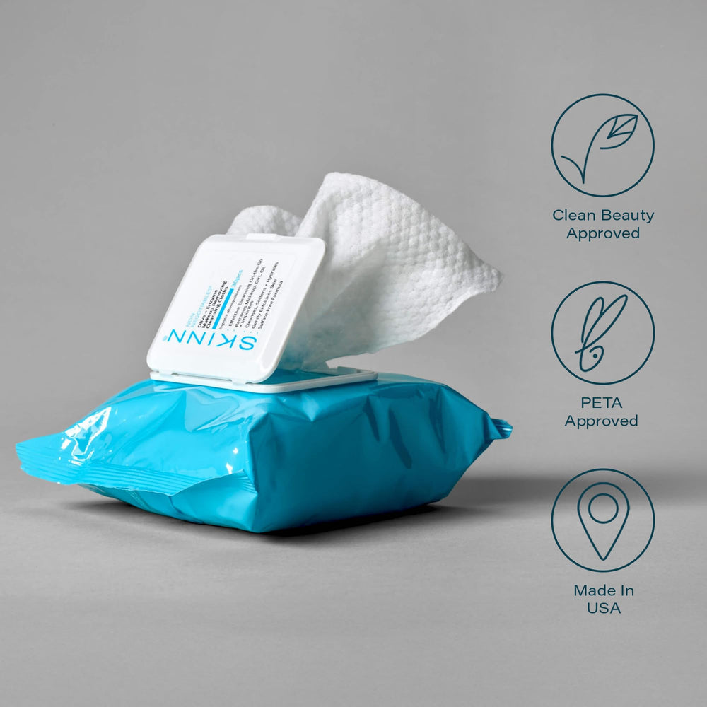 SKINN resealable packaging for convenient daily use