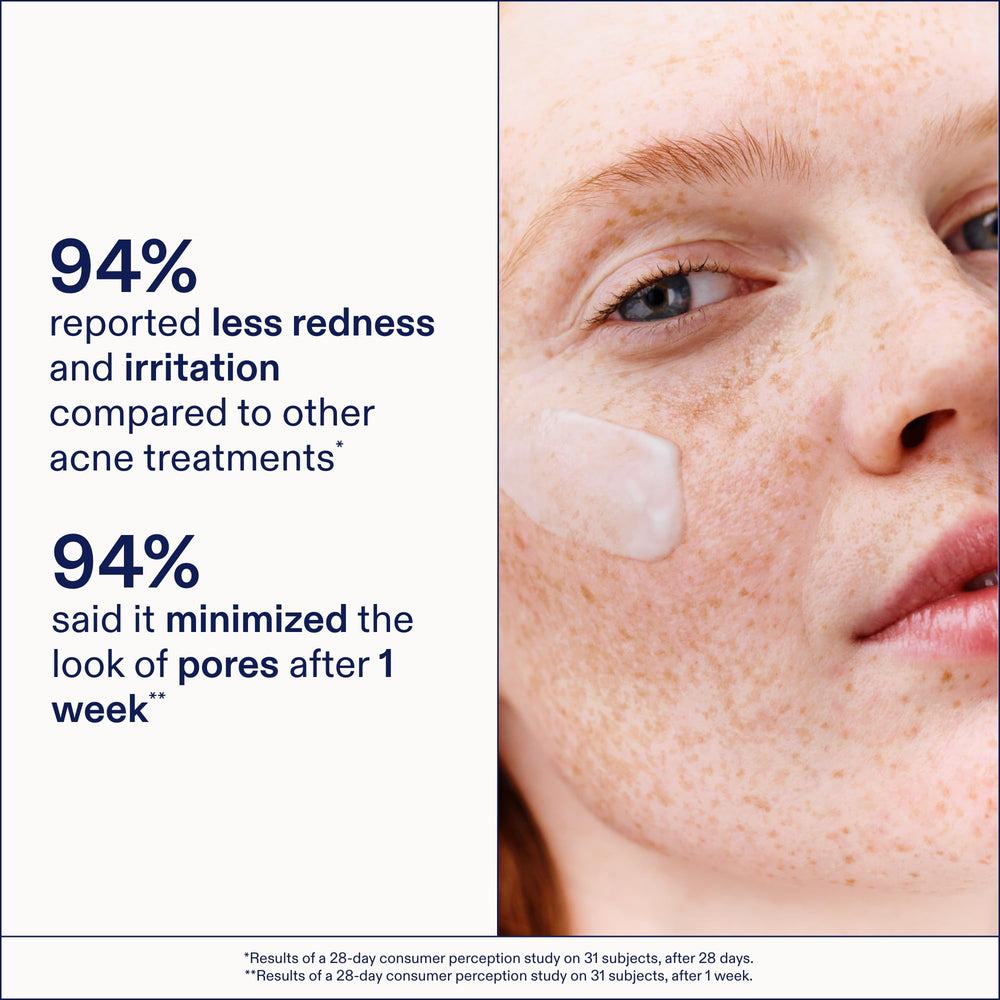 Adapinoid visual emphasizes slow-release retinoid for gentle texture improvements.