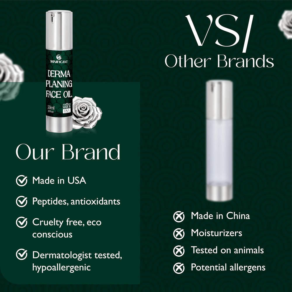Skinificant airless-pump packaging ensures hygienic, mess-free dosing and freshness.