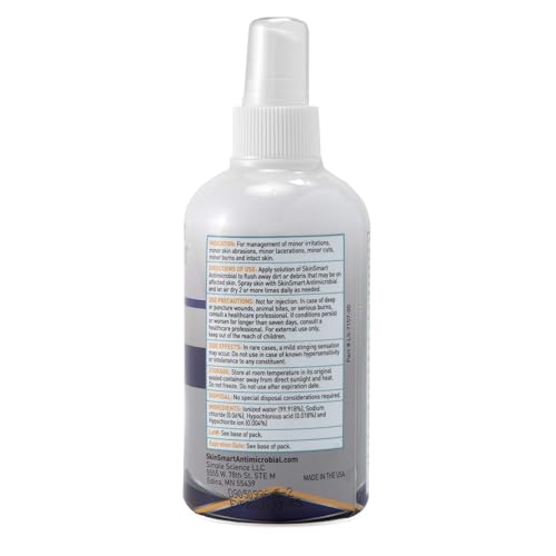SkinSmart antimicrobial spray mist for quick on-the-go cleansing and refresh.